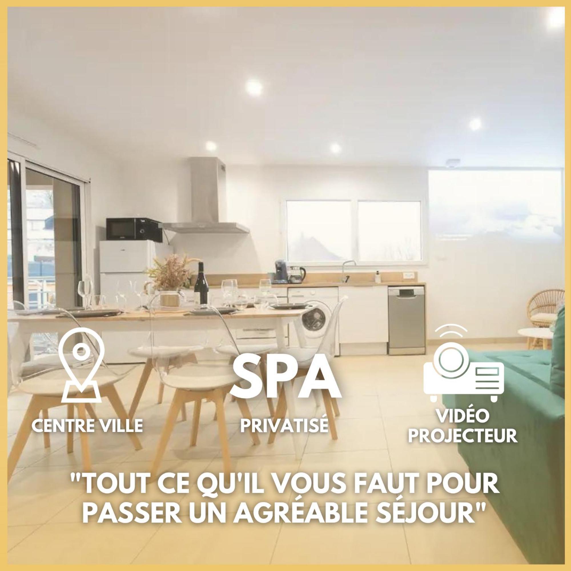 Appart Hotel La Gacilly-Centre Ville-Spa-Parking Exteriör bild